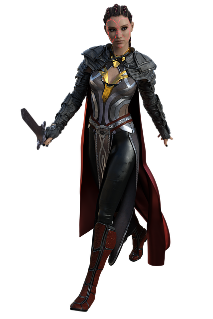 Free fantasy warrior 3d fantasy illustration