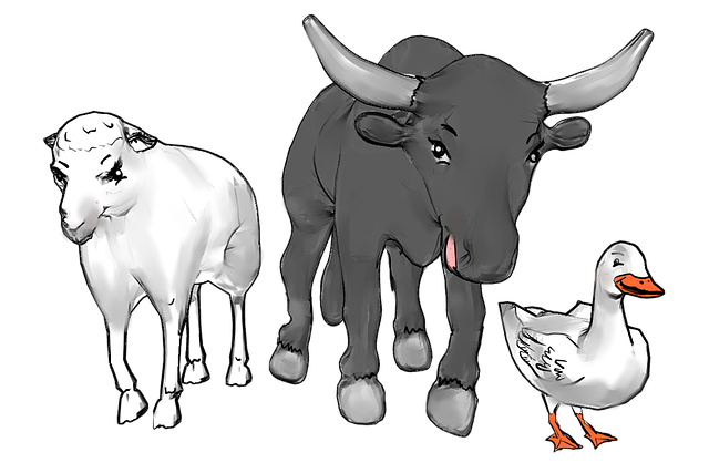 Bauernhof, Tiere, Hof, Vieh