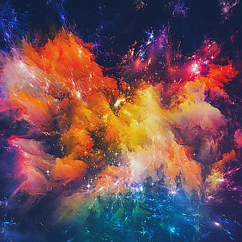 Bunt, Wolken, Nebel, Gemischt