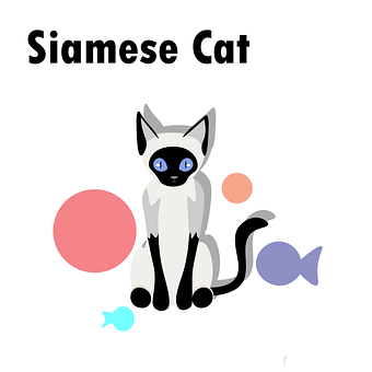 Free Siamese Cat Asian Cat illustration and picture