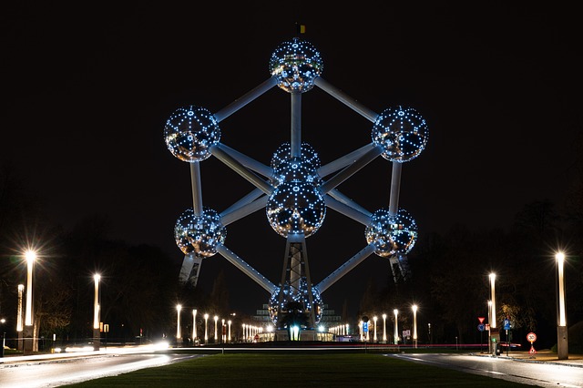 Atomium, Bélgica, Bruxelas, Átomo