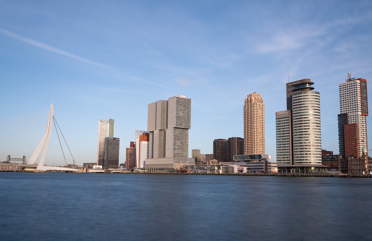 Skyscrapers - free online jigsaw puzzle photo
