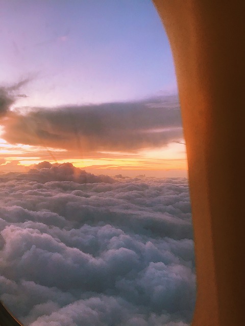 Cielo, Nubes, Atardecer