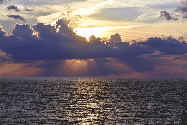 Free Sunset Lake photo and picture