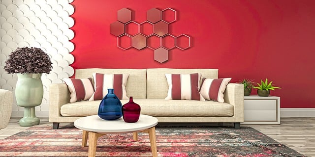 Free living room decor interior illustration
