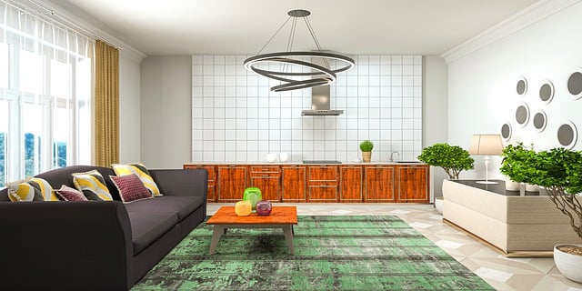 Free living room decor interior illustration