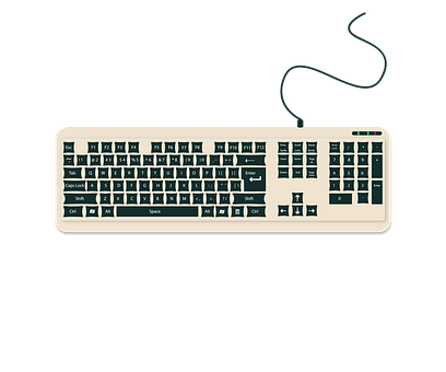Tastatur, Computer, Skrive, Skrivebord