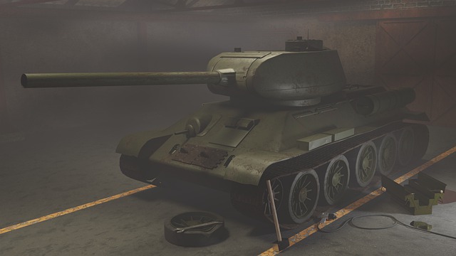Free tank military canon illustration
