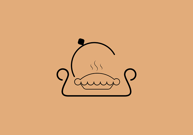 Free dish serve food vector