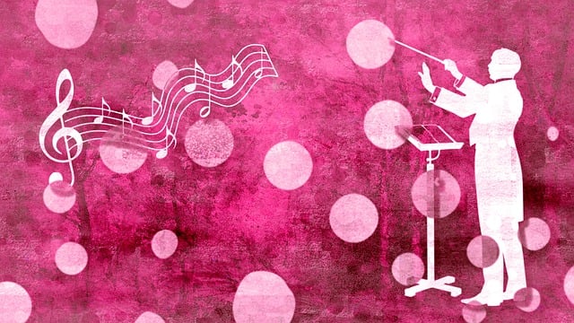 Free conductor maestro conducting illustration