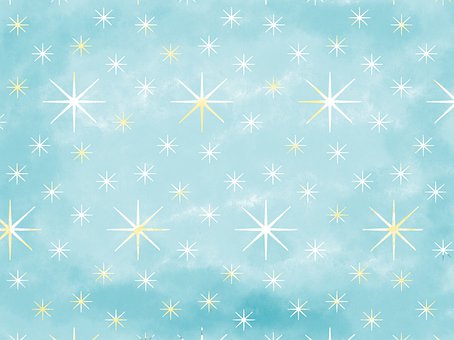 Plakboek, Papier, Blauw, Wolken, Sterren