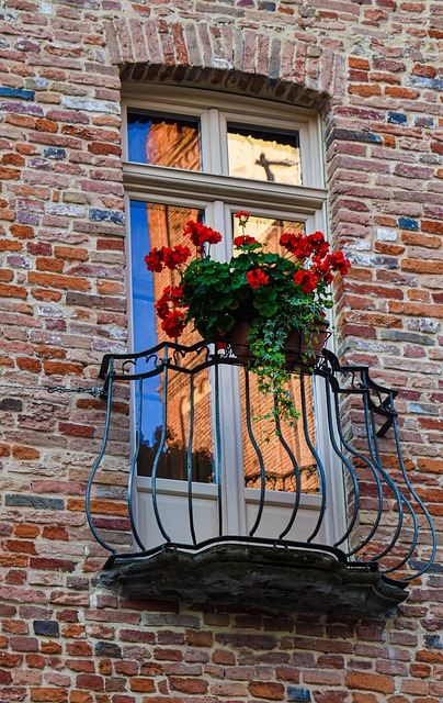 Balcón, Papel Pintado De Flores