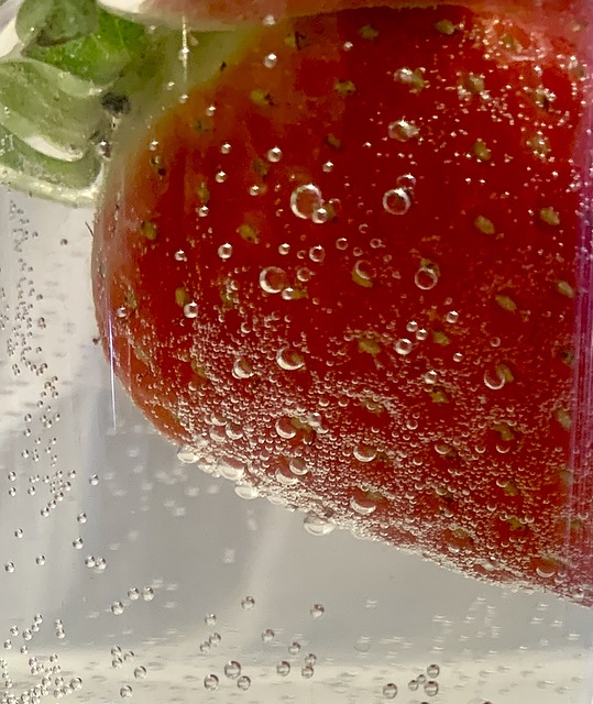Rød, Strawberry, Jordbær, Køligt, Juicy
