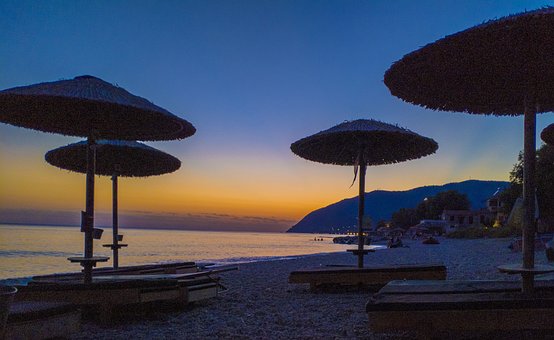 Praia, Guarda-Chuva, Viajar Por