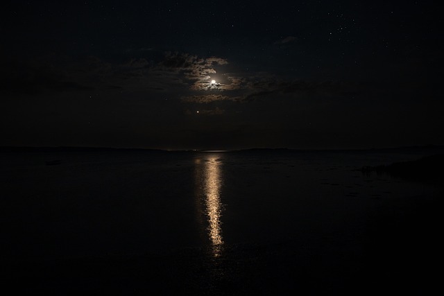 Måneskin, Månen, Mørk, Mystisk, Himmel