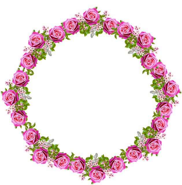 Blumen, Kranz, Rahmen, Saum, Natur