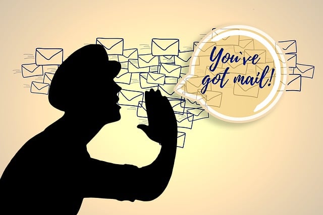 Free postman letters announcement illustration