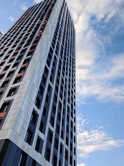Wolkenkratzer, Gebäude, Außenaufnahme