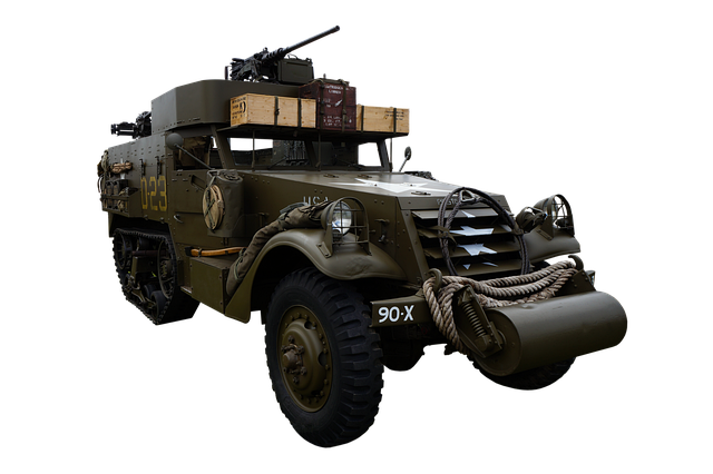 Free track army armored illustration