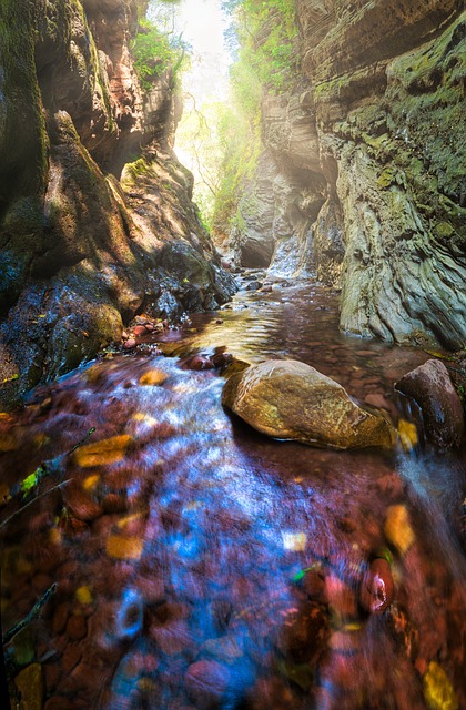 Fluss, Landschaft, Felsen, Natur