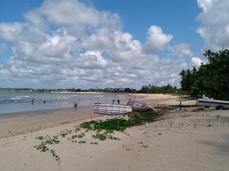 Boote, Strand, Verlassene Boote, Sommer
