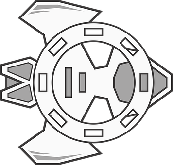 Free Spaceship Galaxy vector and picture