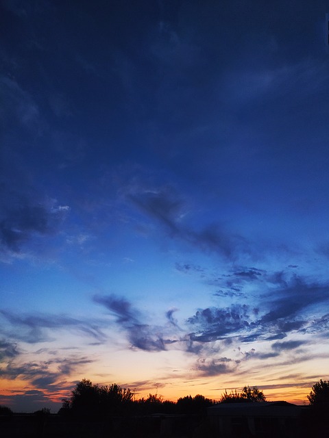 Free Sky Blue photo and picture