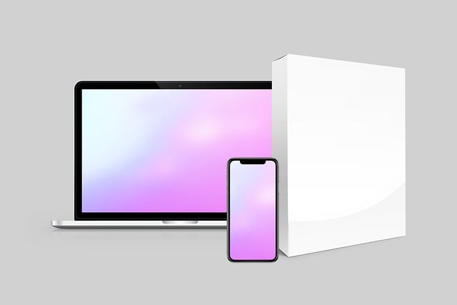 Free laptop smartphone digital products illustration