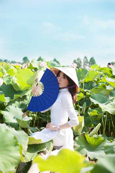Lotus Woman Beautiful Pretty - Free photo on Pixabay