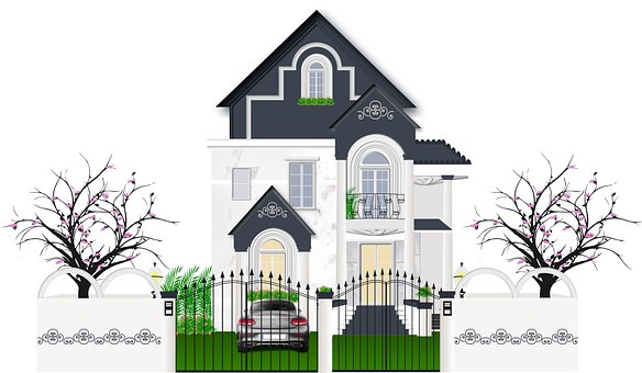 Free House Villa illustration and picture