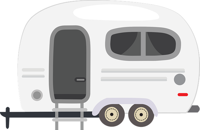 Free camper travel vehicle vector