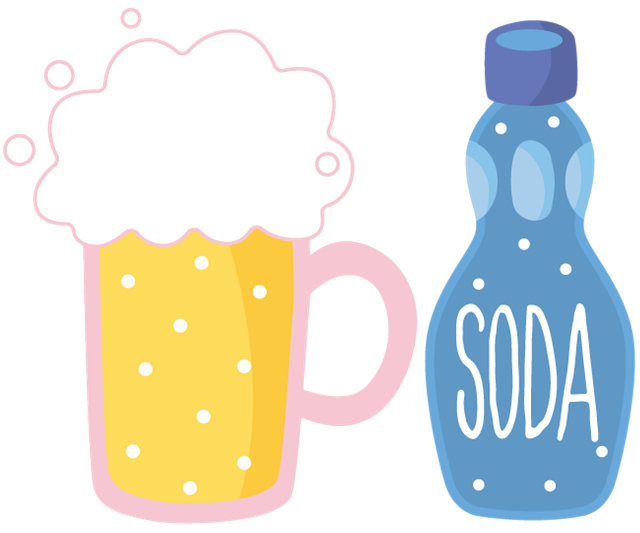 Free beer soda drink illustration