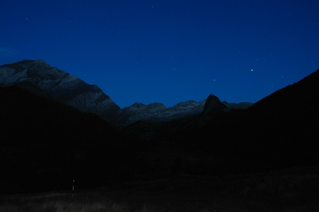Free Night Mountain photo and picture
