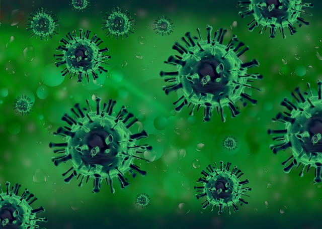 Free virus covid-19 pandemic illustration