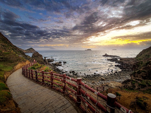Landskab, Vietnam, Asien, Natur, Hav