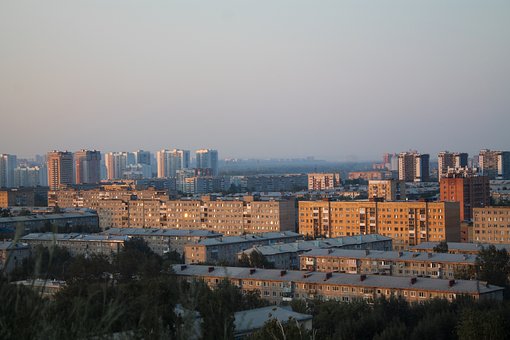Gebouwen, Stad, Stedelijk, Horizon