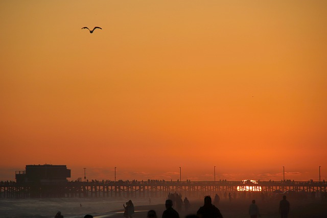 Free Sunset Pier photo and picture