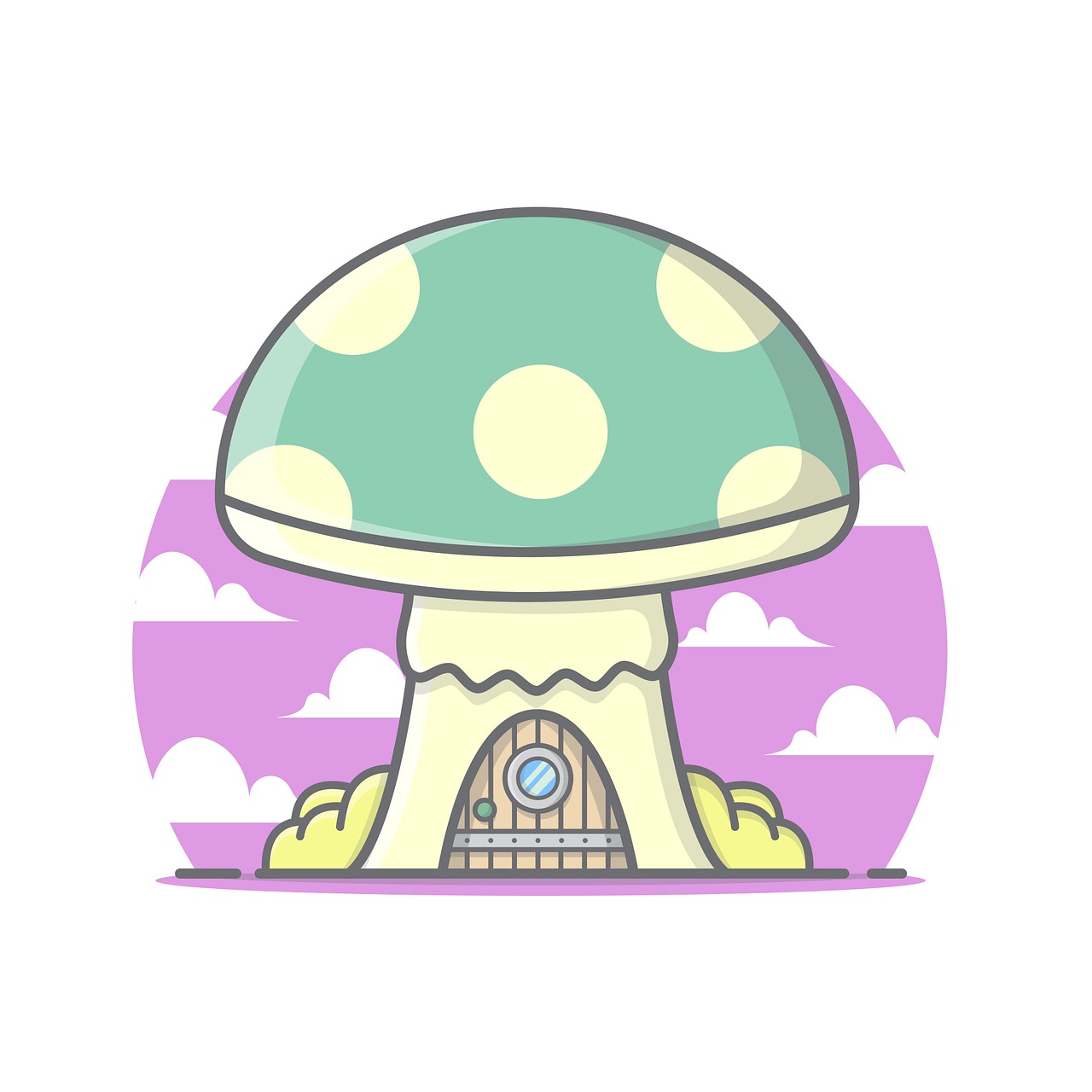 蘑菇 房子 小屋 - 免费矢量图形Pixabay - Pixabay