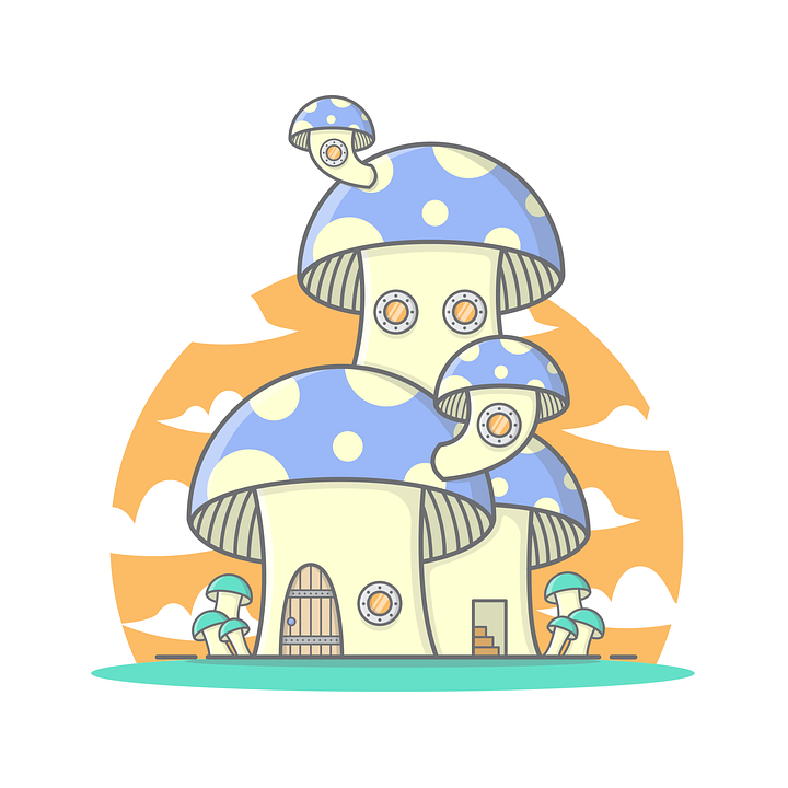 Download Mushroom, House, Door. Royalty-Free Vector Graphic - Pixabay