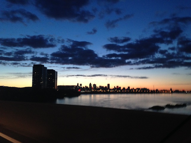 Free Montreal Lake View Sunrise photo and picture