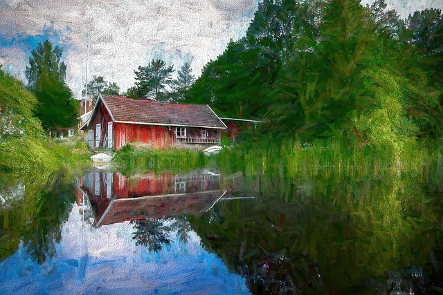 Free Barn Lake photo and picture