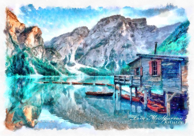 Free Mountains Lake photo and picture
