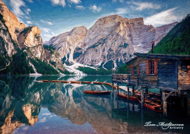 Free Mountains Lake photo and picture