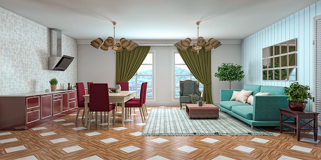 Wohn- Und Esszimmer, Dekor, Möbel