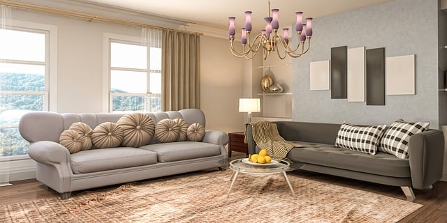 Free living room decor furniture illustration