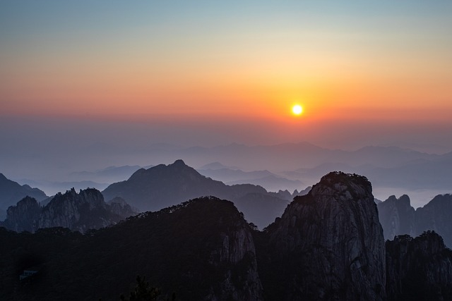 Montañas, Cumbre, Amanecer, Naturaleza