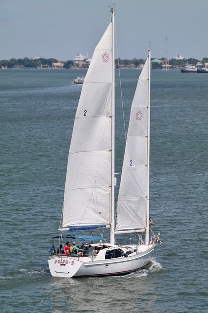 Barco A Vela, Velejar, Mar, Agua