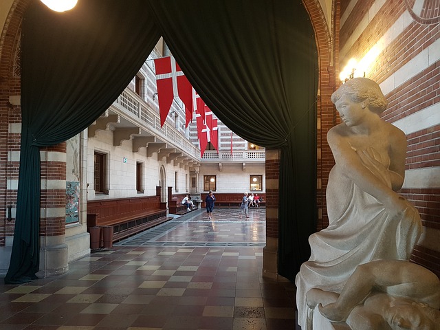 Danmark, Interiør, Arkitektur, Rådhus