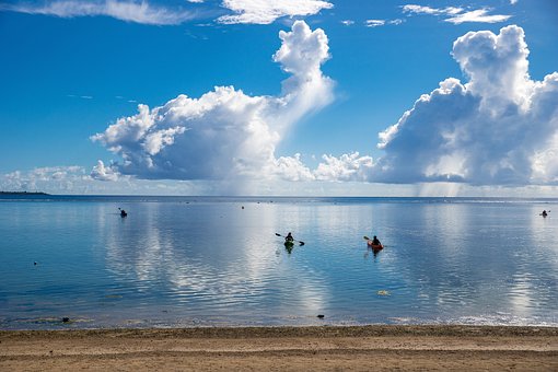 Free Beach Blue Sky photo and picture
