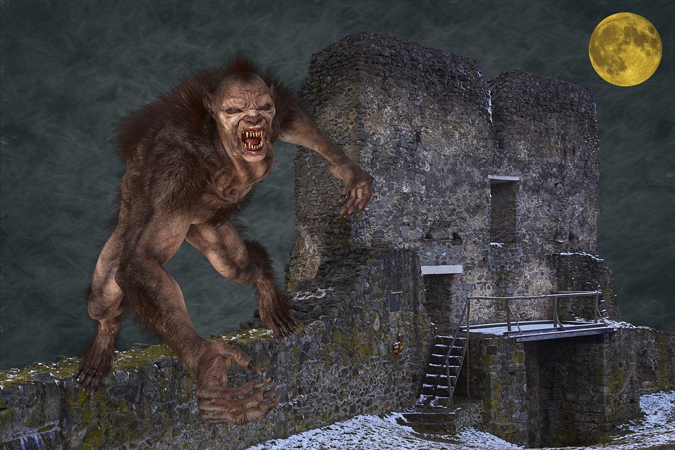 Warewolf Devil Download Warewolf, Monster, Evil. Royalty-Free Stock Illustration Image ...